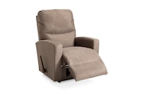 c mocha chaise rocker recliner   