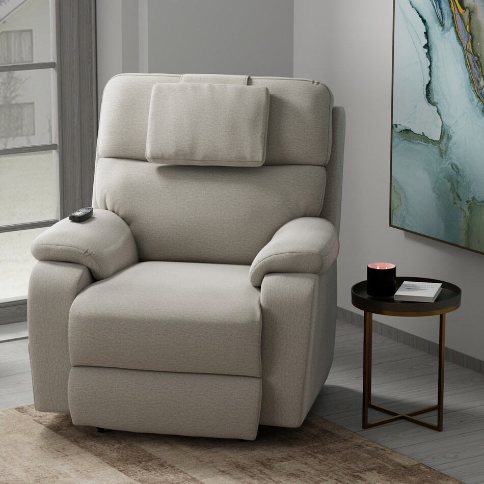 c fabric recliner   