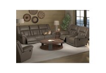 c brown recliner   