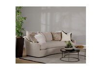 c beige fabric sofa   