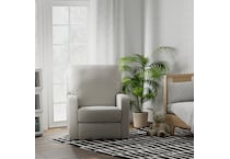 c gray fabric recliner   