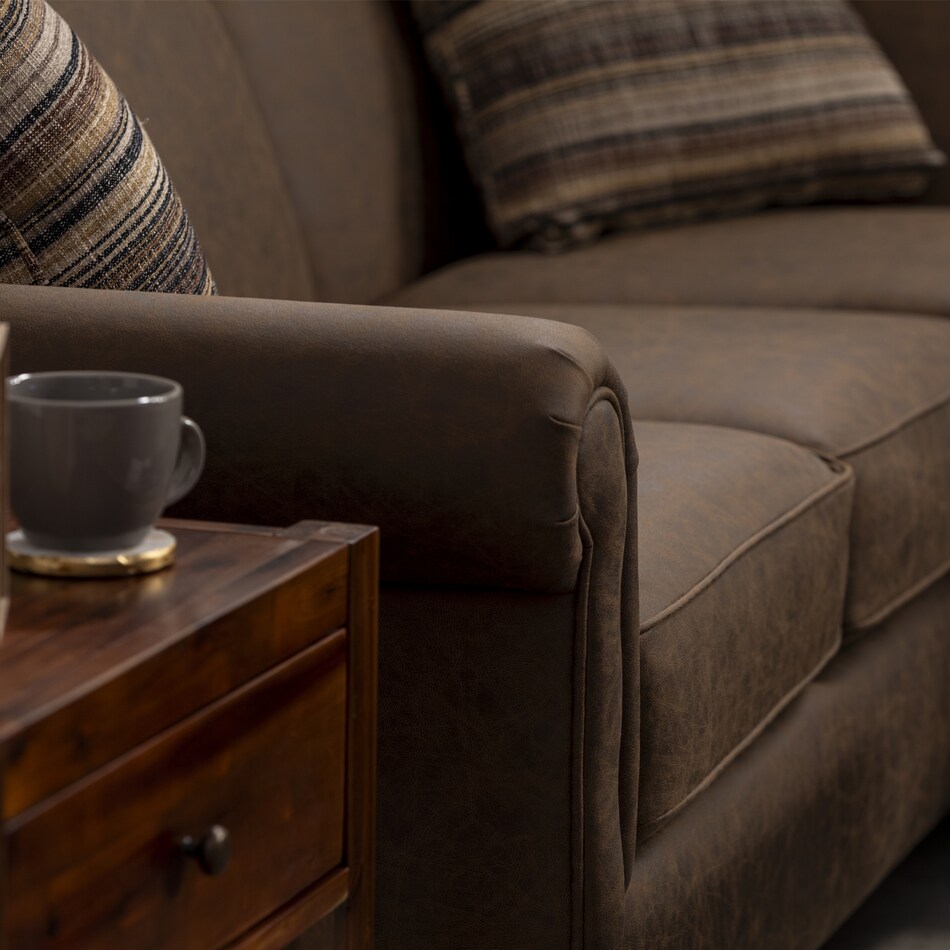 c brown sectional package cpc  