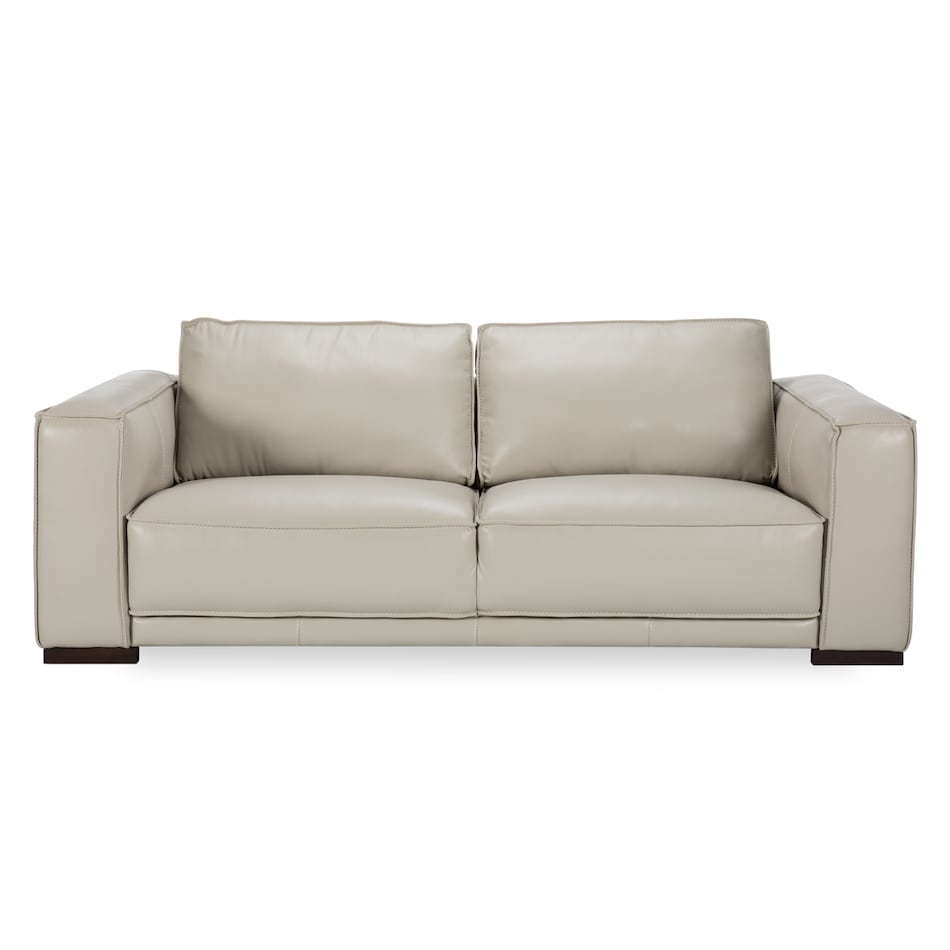 caesar ivory leather sofas   