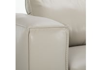 caesar ivory leather sofas   