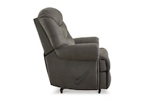 camera gunmetal wall recliner   