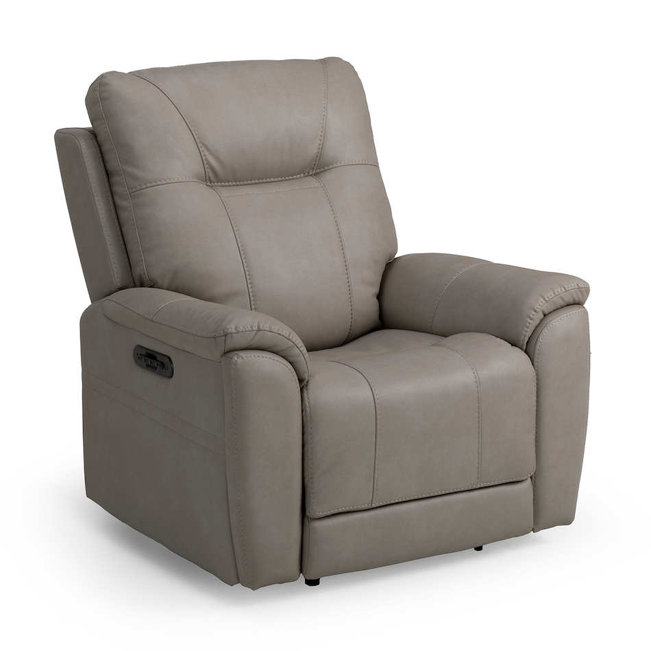 capriccio dove sectional w recliner   