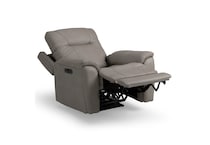 capriccio dove sectional w recliner   