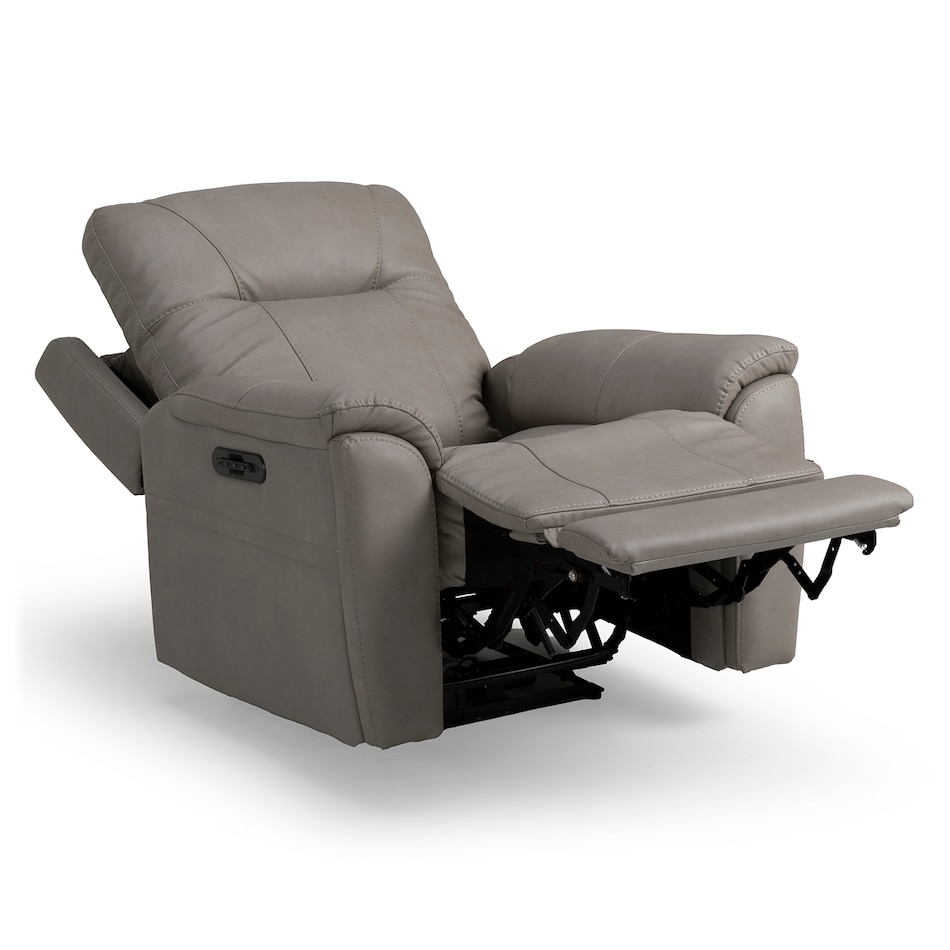 capriccio dove sectional w recliner   