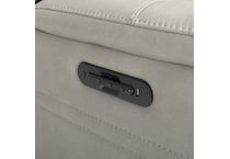 capriccio dove sectional w recliner mpc  