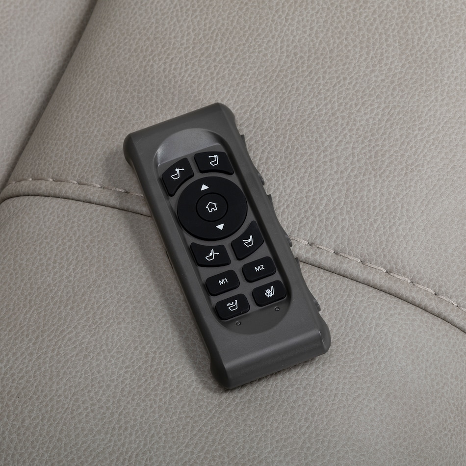 capriccio dove sectional w recliner mpc  