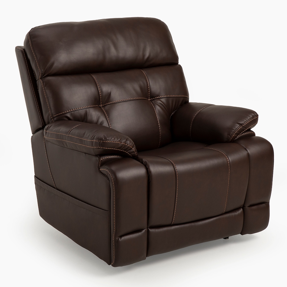 caprio walnut wall recliner   