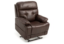 caprio walnut wall recliner   