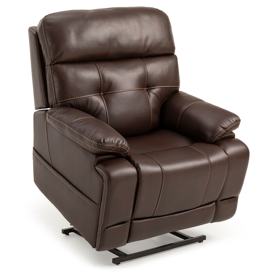 caprio walnut wall recliner   