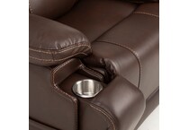caprio walnut wall recliner   