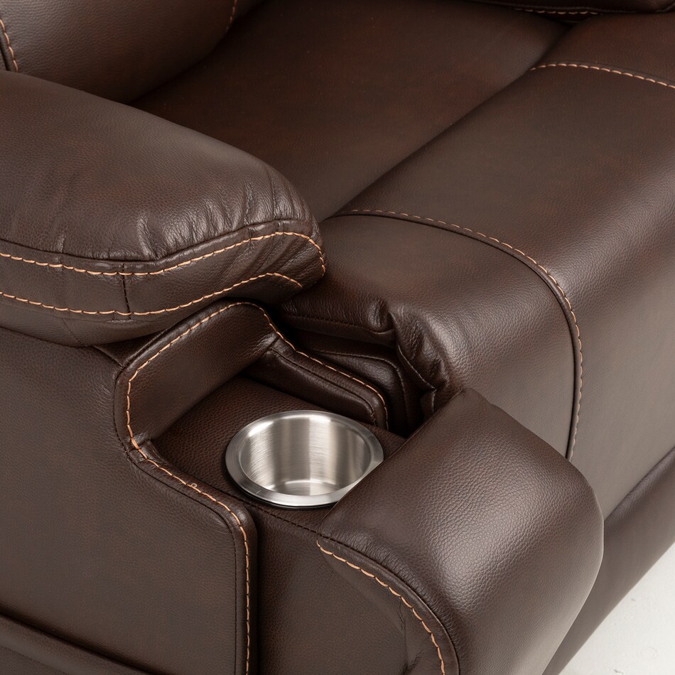caprio walnut wall recliner   