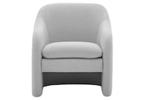 cardiff gray stationary chair   