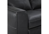 caruso slate leather sectional sse  