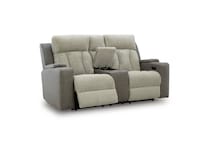 casual transitional recl sofa   