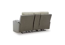 casual transitional recl sofa   