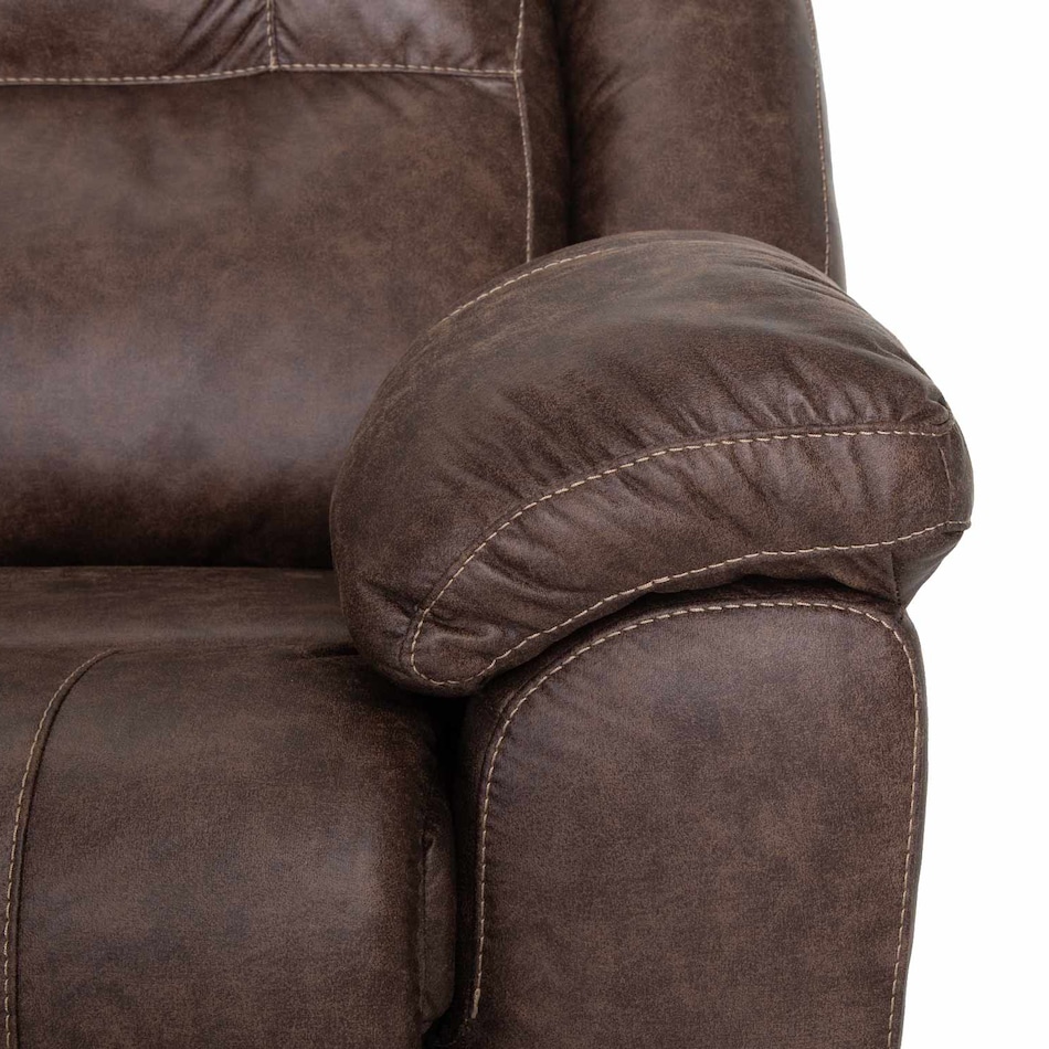 casual transitional recl sofa   