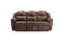 casual transitional recl sofa   