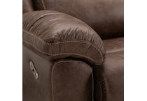 casual transitional recl sofa   