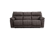 casual transitional recl sofa   