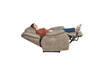 casual transitional recl sofa   