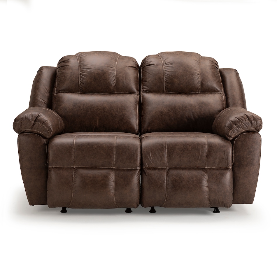 casual transitional recl sofa   