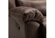 casual transitional recl sofa   