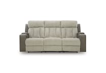 casual transitional recl sofa   