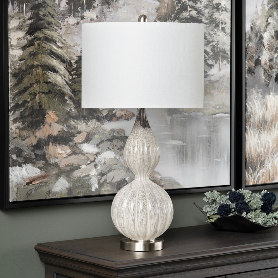 cbs ceramic glass lamp   