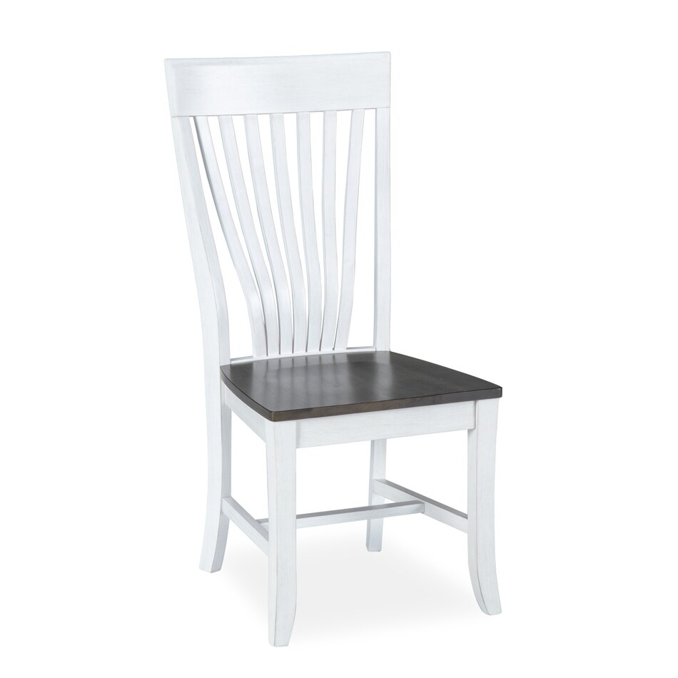 chalk nickel solid wood dining   