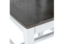 chalk nickel solid wood dining   