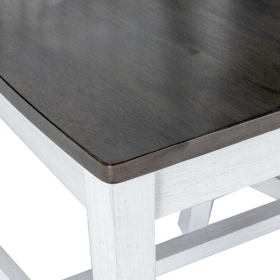 chalk nickel solid wood dining   