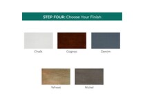 chalk nickel solid wood dining   