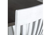 chalk nickel solid wood dining jctbpc  