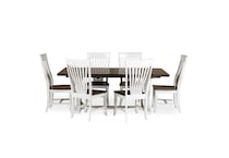 chalk nickel solid wood dining jctbpc  