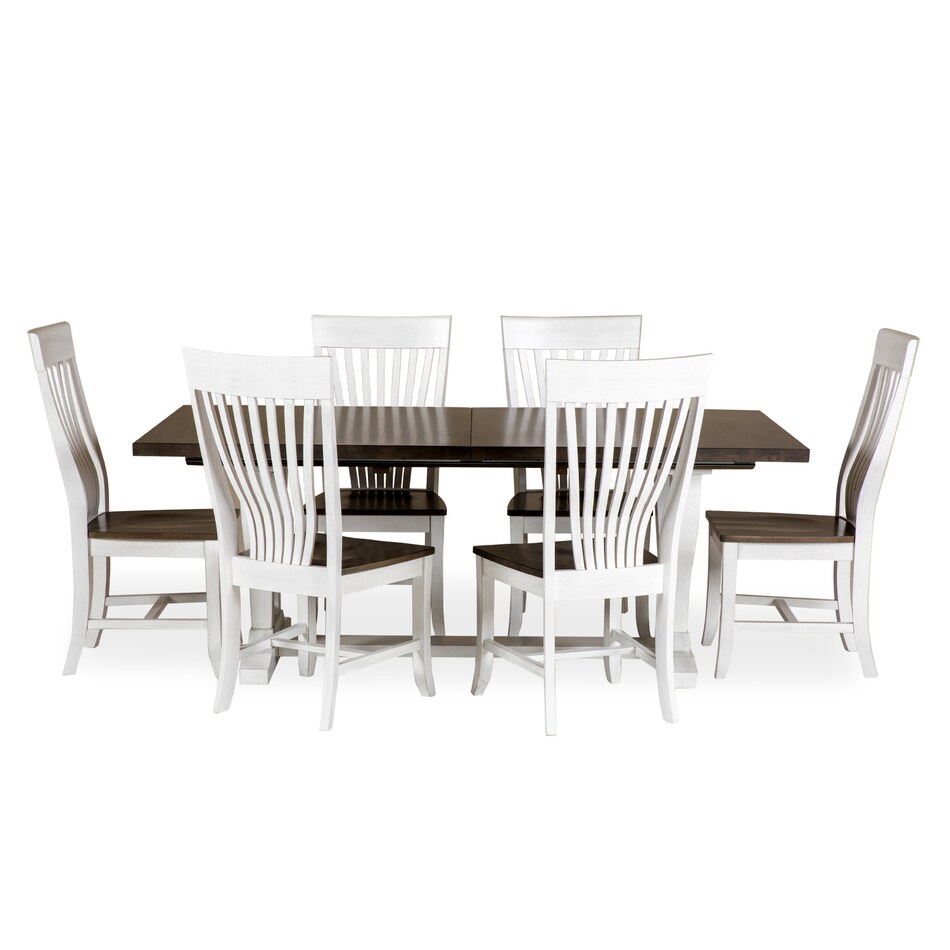 chalk nickel solid wood dining jctbpc  
