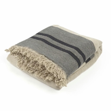 Black House Stripe Coverlet