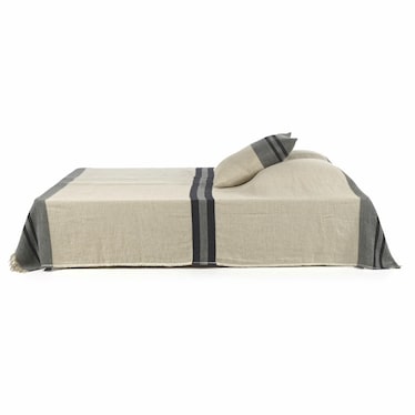 Black House Stripe Coverlet