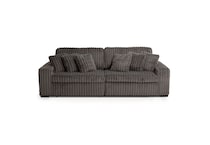 charcoal casual transitional recl sofa mpc  