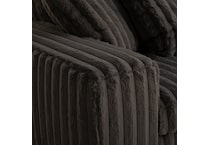 charcoal casual transitional recl sofa mpc  