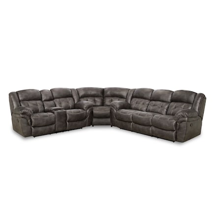Lana Gray 3-Pc. Reclining Sectional
