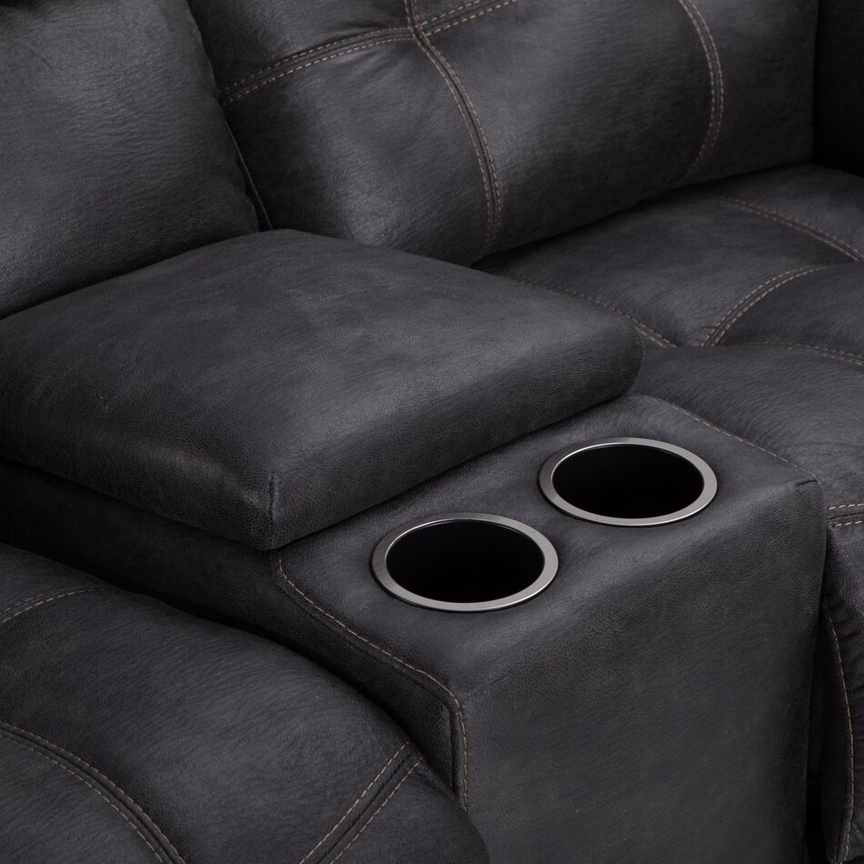 charcoal sectional w recliner hpp  