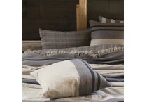 charcoal top of bed   