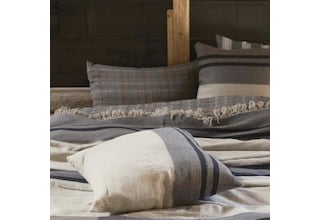 charcoal top of bed