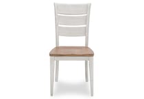 chestnut antique white country formal dining room   