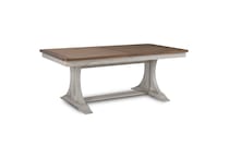 chestnut antique white country formal dining room ltab  