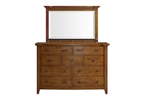 chestnut country bedroom   